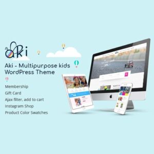 Aki - Multipurpose Kids WordPress Theme